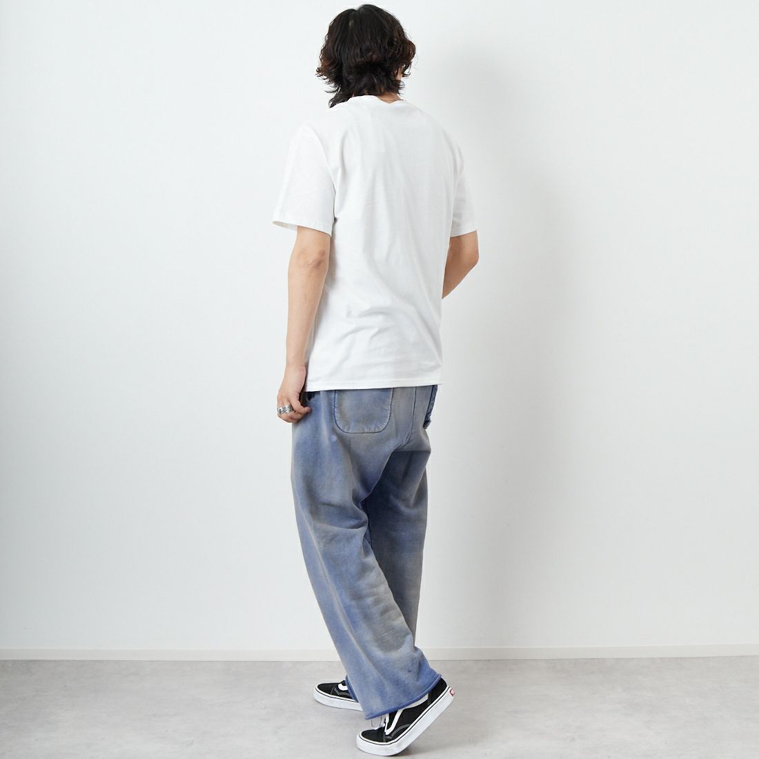 NIKE [ナイキ] マックス90 スポーツウェアTシャツ [HJ0757] 100 WHITE &&モデル身長：179cm 着用サイズ：M&&