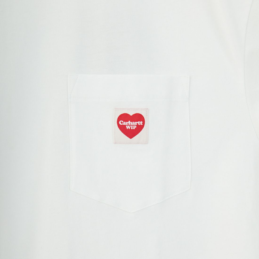 carhartt WIP [カーハートダブリューアイピー] ショートスリーブポケットハートTシャツ [I032128] WHITE/RED