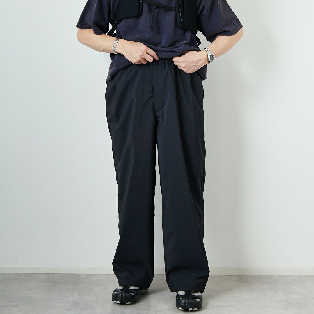 INK BLACK&&モデル身長：174cm 着用サイズ：48&&