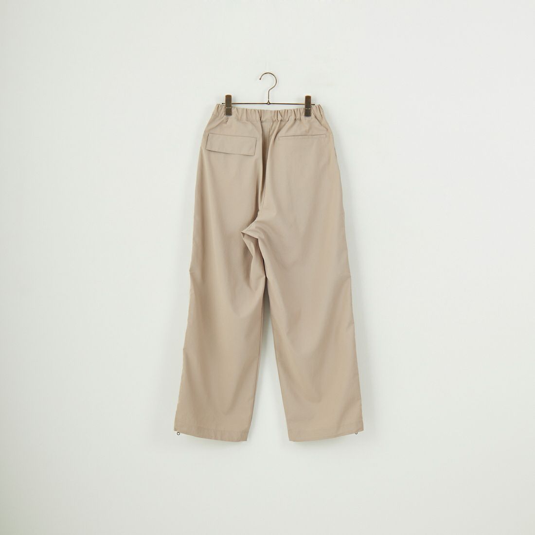 STILL BY HAND [スティルバイハンド] 別注 ドローコード付きワンタックパンツ [2501JF-EX03-JF] BEIGE