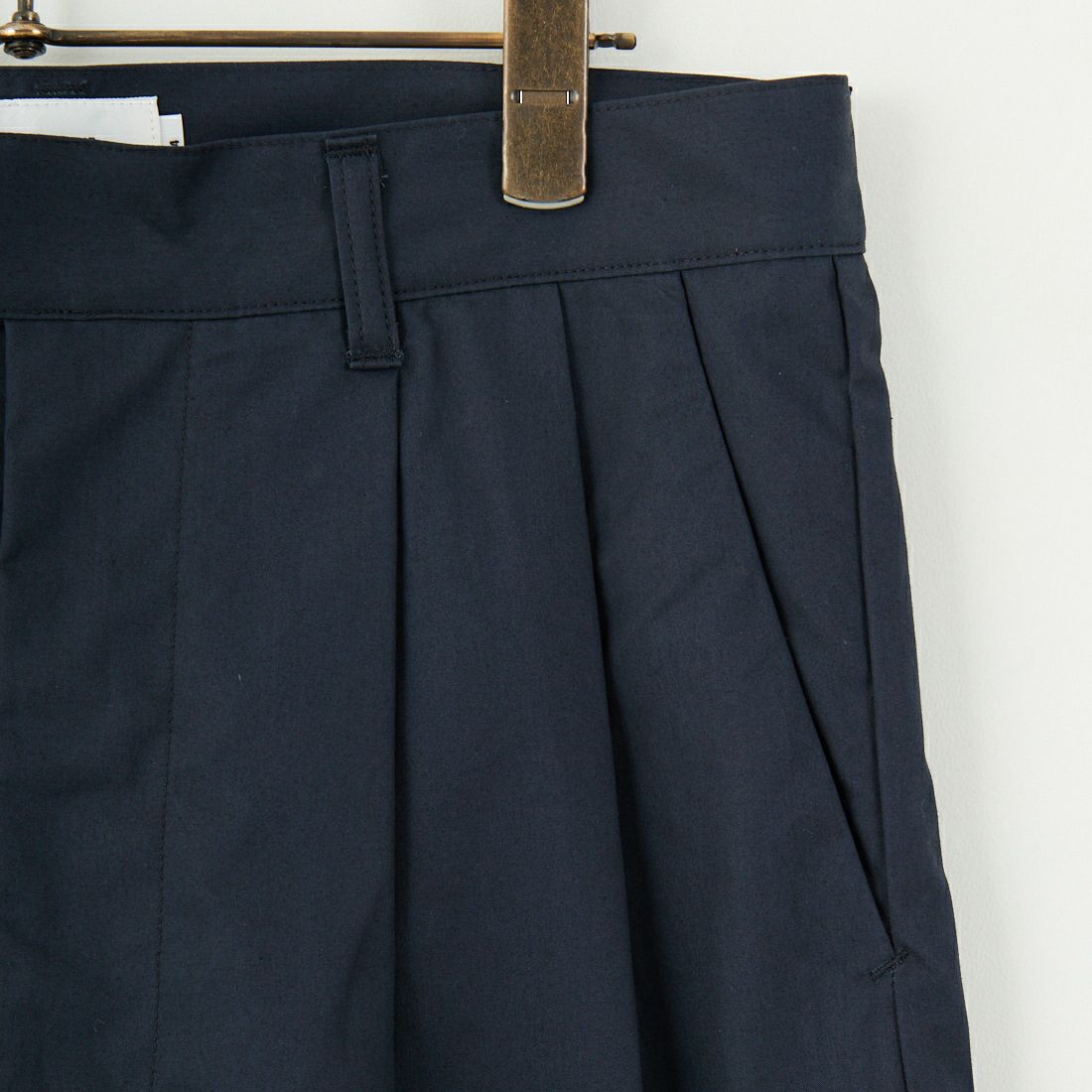 STILL BY HAND [スティルバイハンド] 別注 中太ストレートパンツ [2501JF-EX04-JF] NAVY