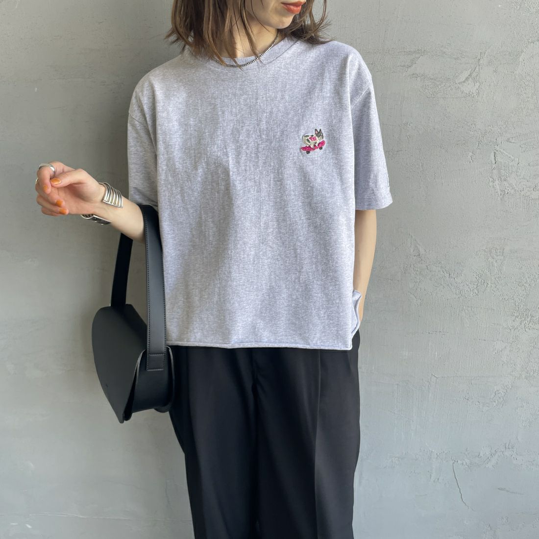 MIX GRAY&&モデル身長：158cm 着用サイズ：F&&