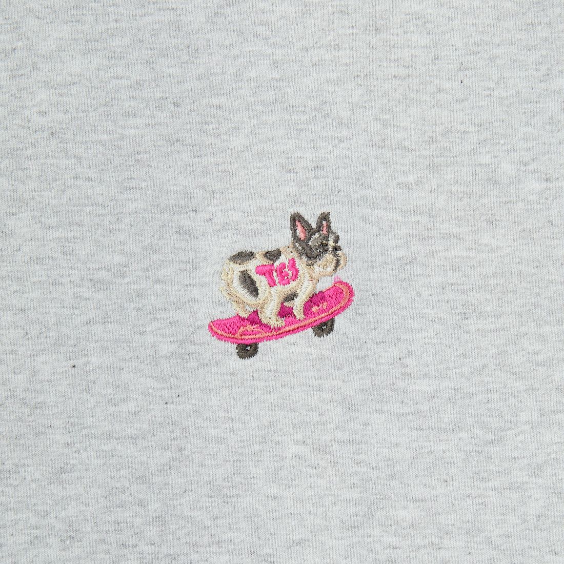 The Endless Summer [エンドレスサマー] 別注 BUHIワンポイントロゴ刺繍Tシャツ [FH-25574510-JF] MIX GRAY
