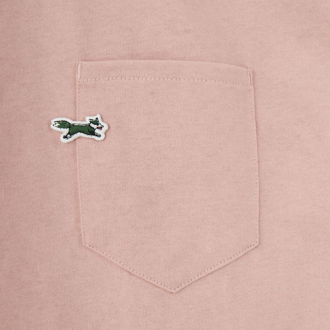 THE FOX [ザフォックス] 別注 ワンポイントロゴワッペン ポケットTシャツ [JFU25SS-11-JF] PINK