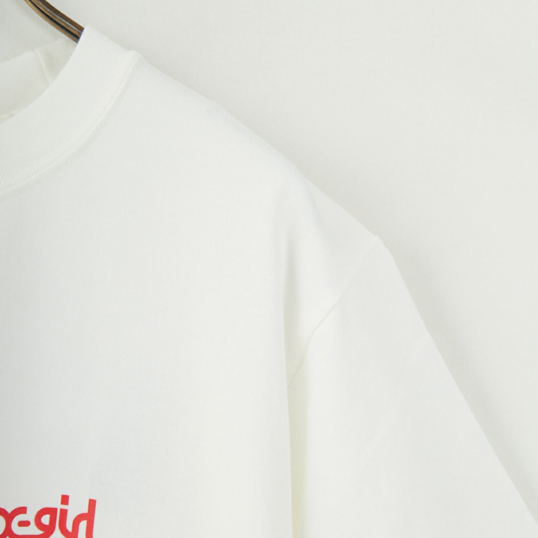 X-girl [エックスガール] ドリッピングペイントロゴ ショートスリーブTシャツ [105251011010] WHITE