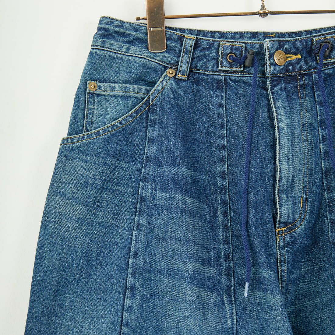 Needles [ニードルズ] 12ozデニム ヒザデルパンツ [QV161] A INDIGO