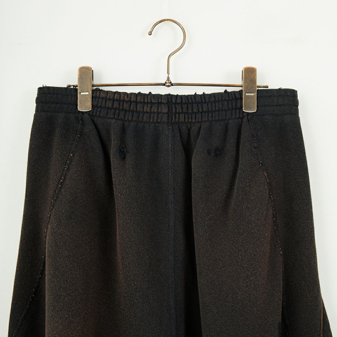 Needles [ニードルズ] ダーツヒザデルスウェットパンツ [QV369] D BLACK