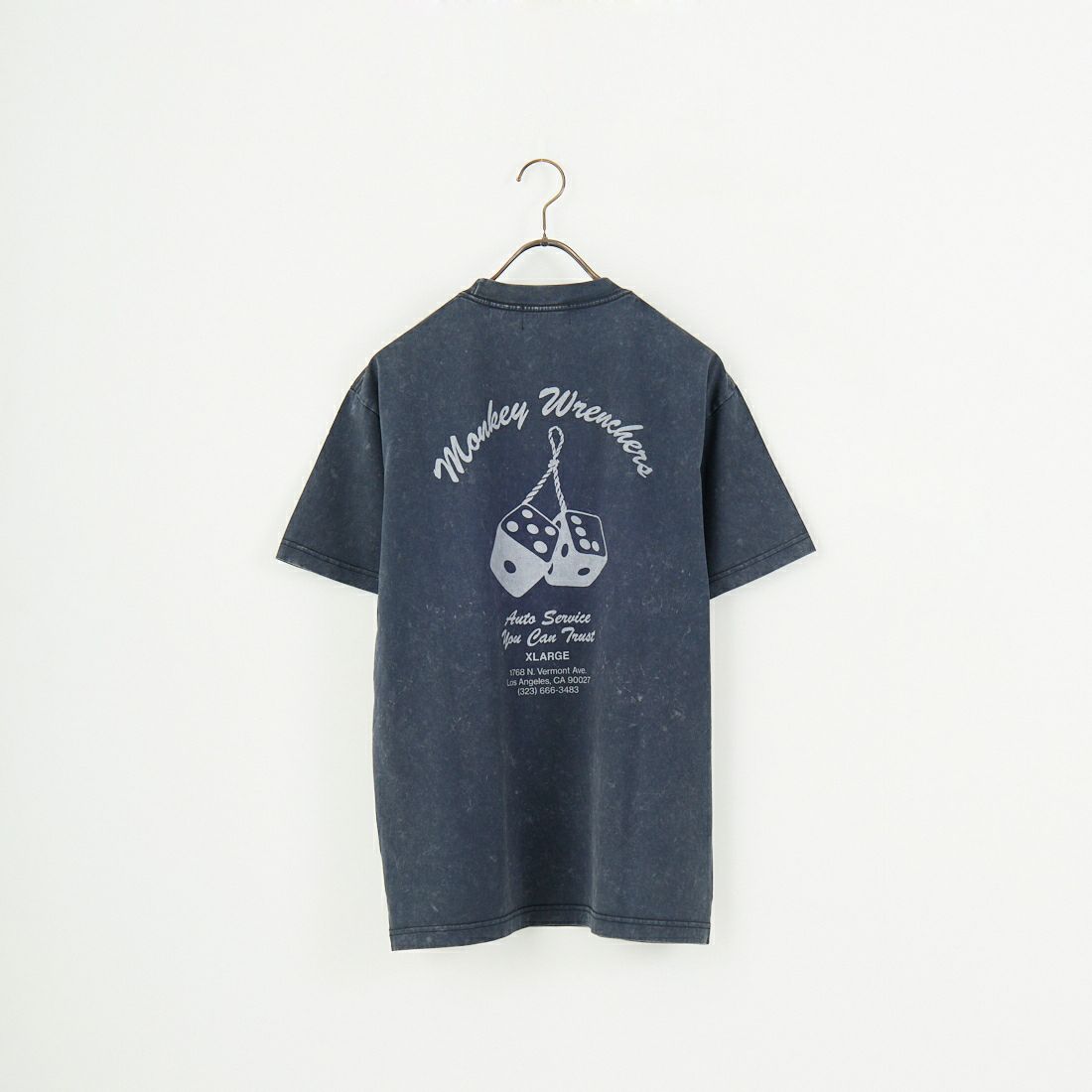 XLARGE [エクストララージ] モンキーレンチャーズ ショートスリーブTシャツ [101252011043] BLACK
