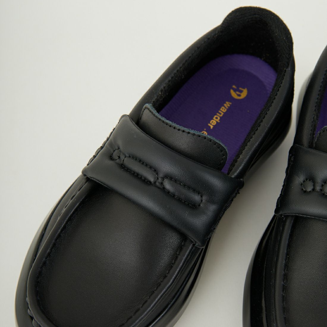 wander .etc [ワンダー] Uptown ローファー [WNDUTN] 10 BLK/BLK