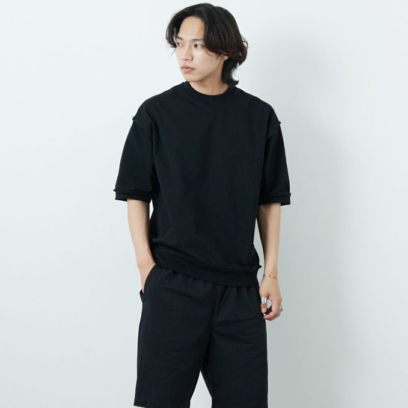SLICK [スリック] ダブルヤーンドローストリングTシャツ