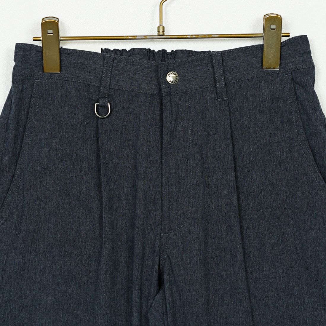 Jeans Factory Clothes [ジーンズファクトリークローズ] TC杢ストレッチ1Pイージートラウザー [JFC-252-003] 02 NVY