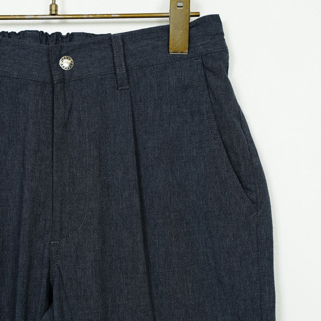 Jeans Factory Clothes [ジーンズファクトリークローズ] TC杢ストレッチ1Pイージートラウザー [JFC-252-003] 02 NVY