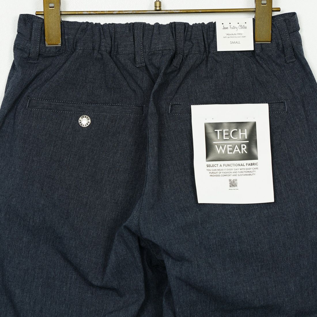 Jeans Factory Clothes [ジーンズファクトリークローズ] TC杢ストレッチ1Pイージートラウザー [JFC-252-003] 02 NVY