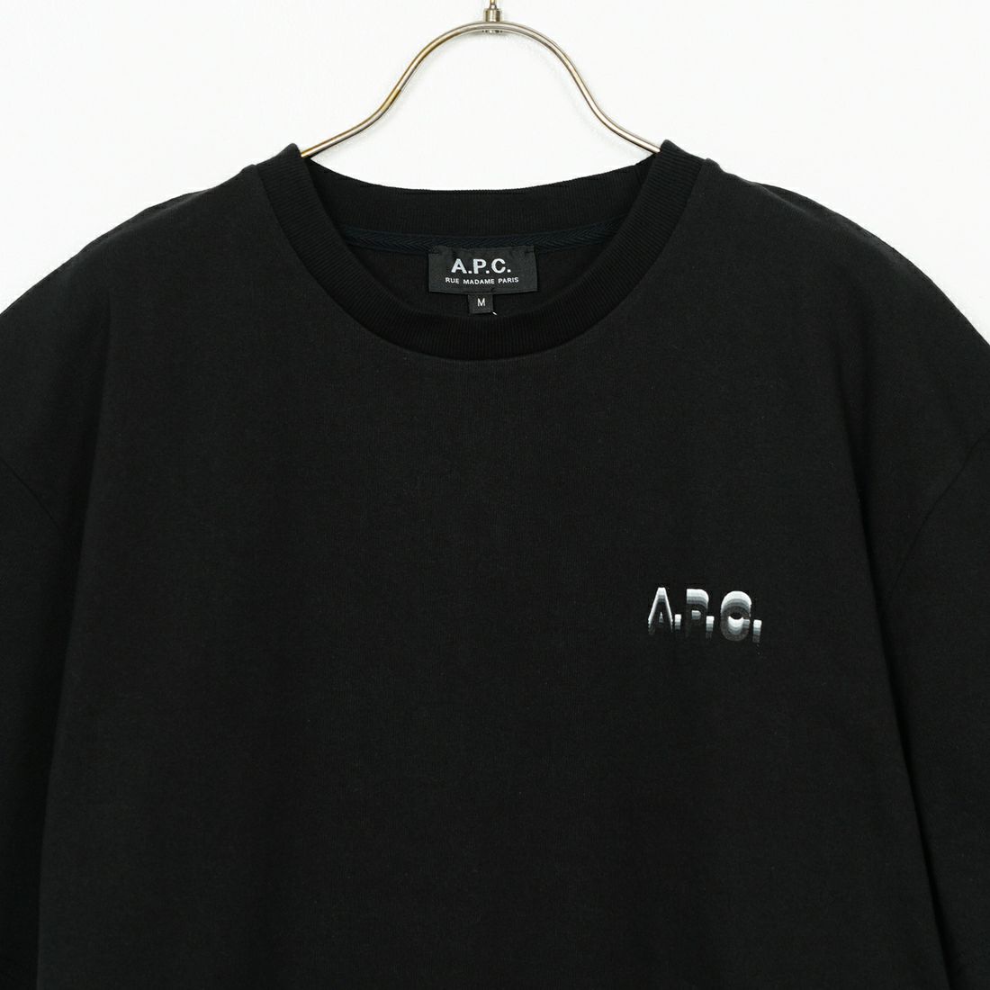 A.P.C. [アー・ペー・セー] Impulsion ショートスリーブTシャツ [T-SHIRT-IMPULSION] 98 NOIR