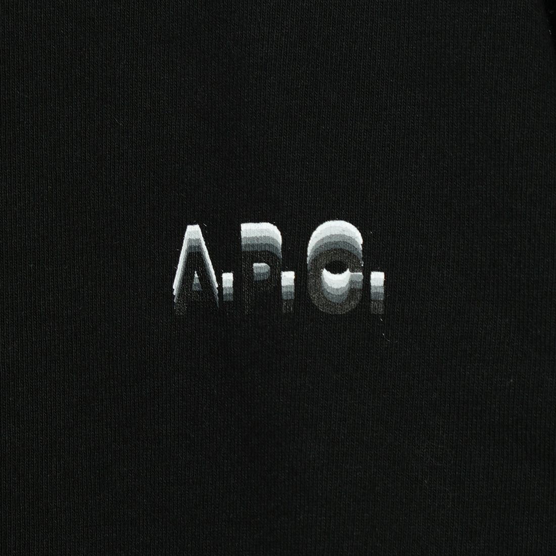 A.P.C. [アー・ペー・セー] Impulsion ショートスリーブTシャツ [T-SHIRT-IMPULSION] 98 NOIR