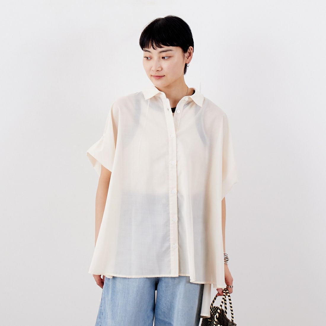 03 ﾊﾞﾆﾗ&&モデル身長：160cm 着用サイズ：F&&
