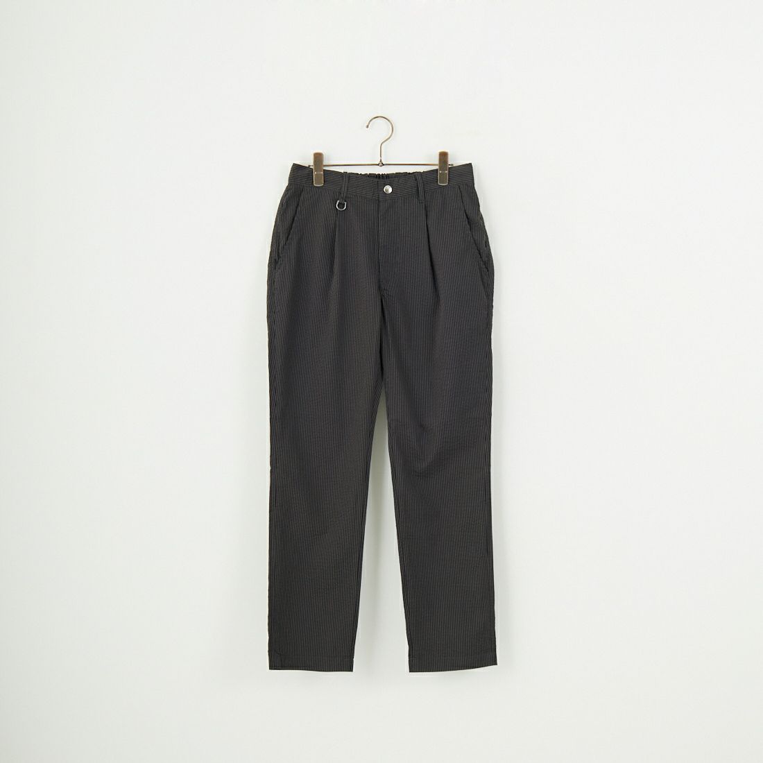 Jeans Factory Clothes [ジーンズファクトリークローズ] クールマックス サッカー1Pイージートラウザー [JFC-252-006] BLKｽﾄﾗｲﾌﾟJeans Factory Clothes [ジーンズファクトリークローズ] クールマックス サッカー1Pイージートラウザー [JFC-252-006] BLKｽﾄﾗｲﾌﾟ