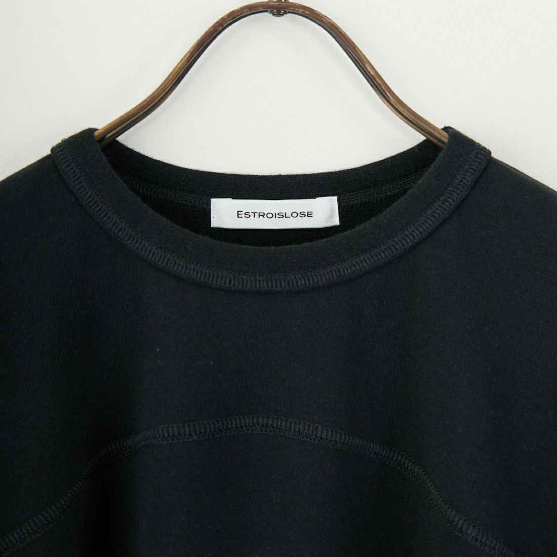ESTROISLOSE [エストゥロワルーズ] ミニ裏毛プルオーバー [EC25202] 99 BLACK