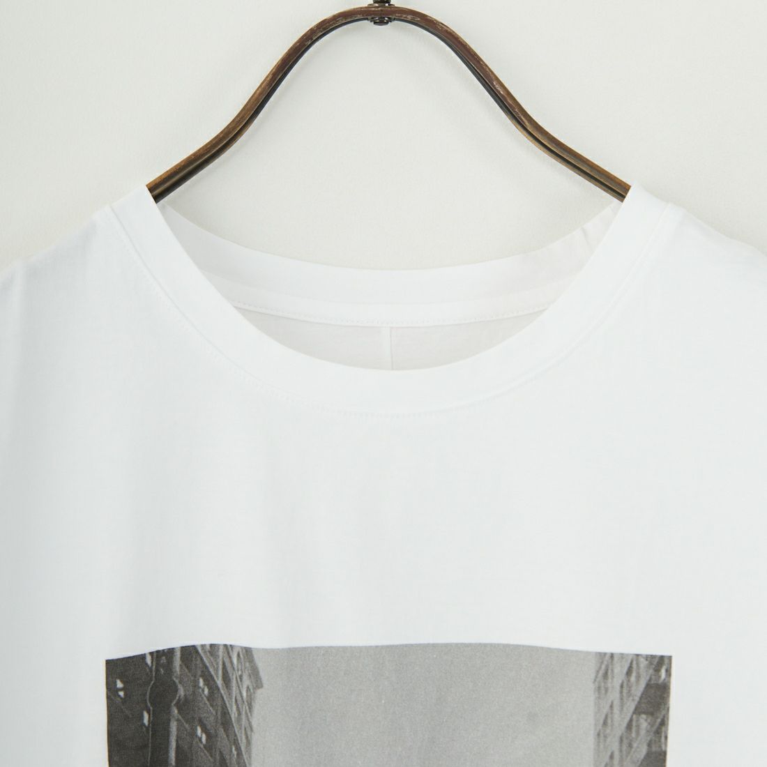 MICA&DEAL [マイカアンドディール] シティフォトプリントTシャツ [0125209136] WHITE