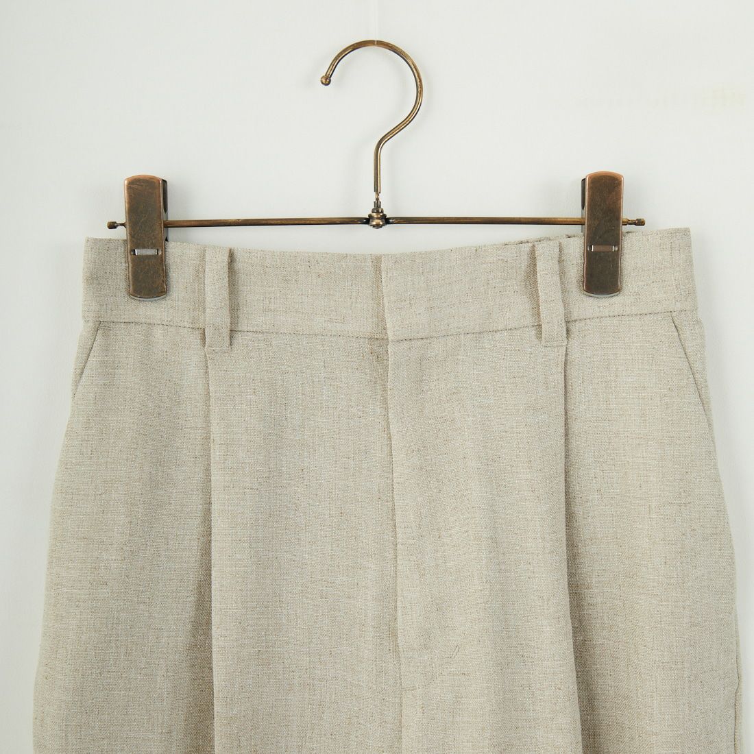 MICA&DEAL [マイカアンドディール] ハイウエストコクーンパンツ [0125203117] BEIGE