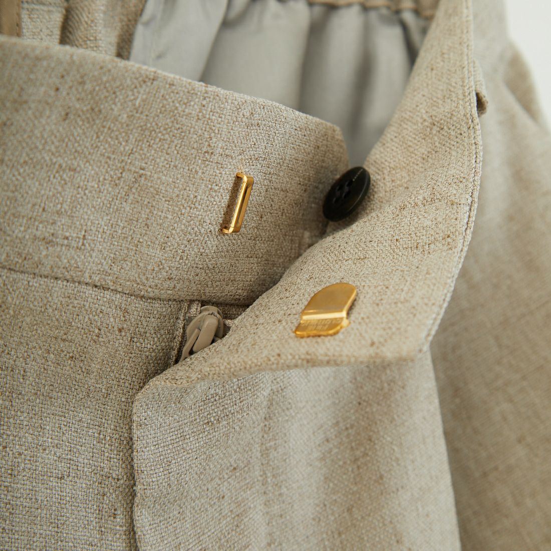 MICA&DEAL [マイカアンドディール] ハイウエストコクーンパンツ [0125203117] BEIGE