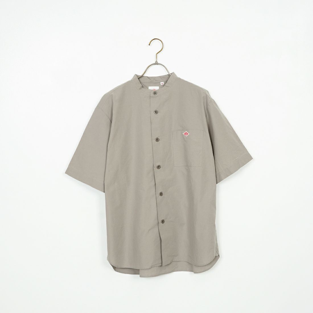 DANTON ダントン リネンシャツ サイズ40 DANTON [ダントン] コットンリネン バンドカラーシャツ [JD