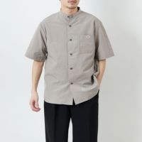 ダントンリネンバンドカラーシャツ DANTON [ダントン] コットンリネン バンドカラーシャツ [JD
