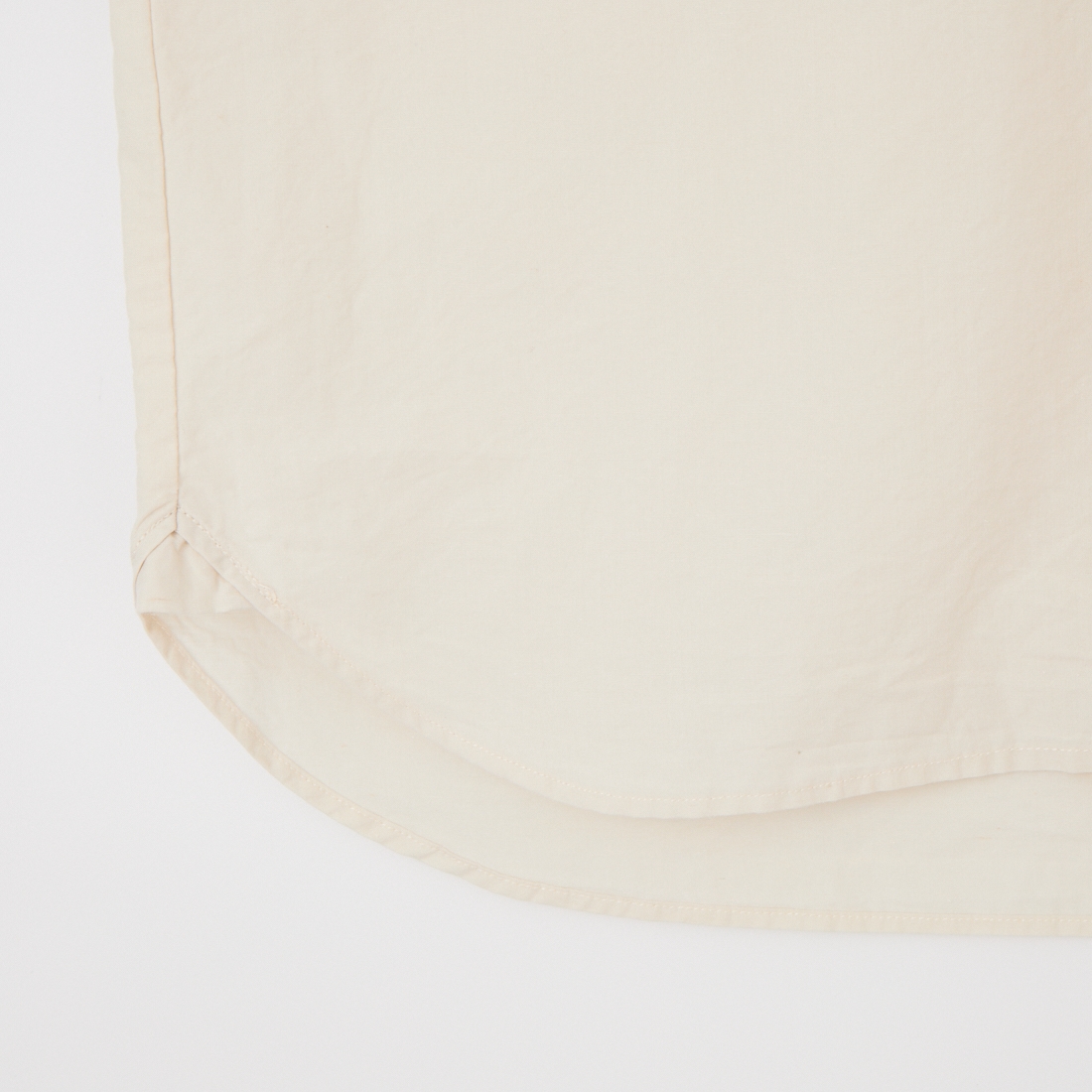 DANTON [ダントン] コットンリネン バンドカラーシャツ [JD-3788SCL] CHARCOAL &&モデル身長：168cm 着用サイズ：40&&