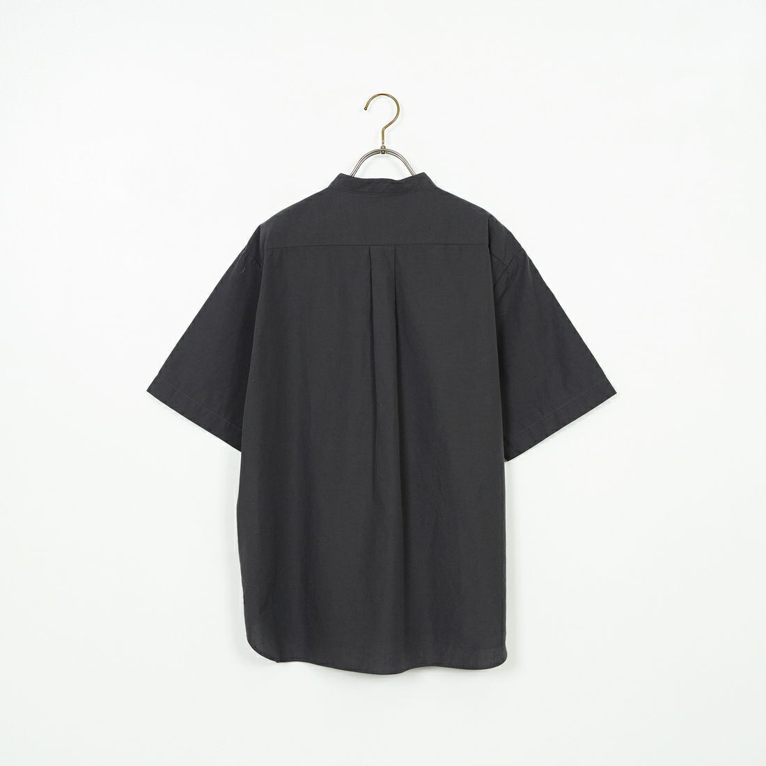 DANTON [ダントン] コットンリネン バンドカラーシャツ [JD-3788SCL] CHARCOAL