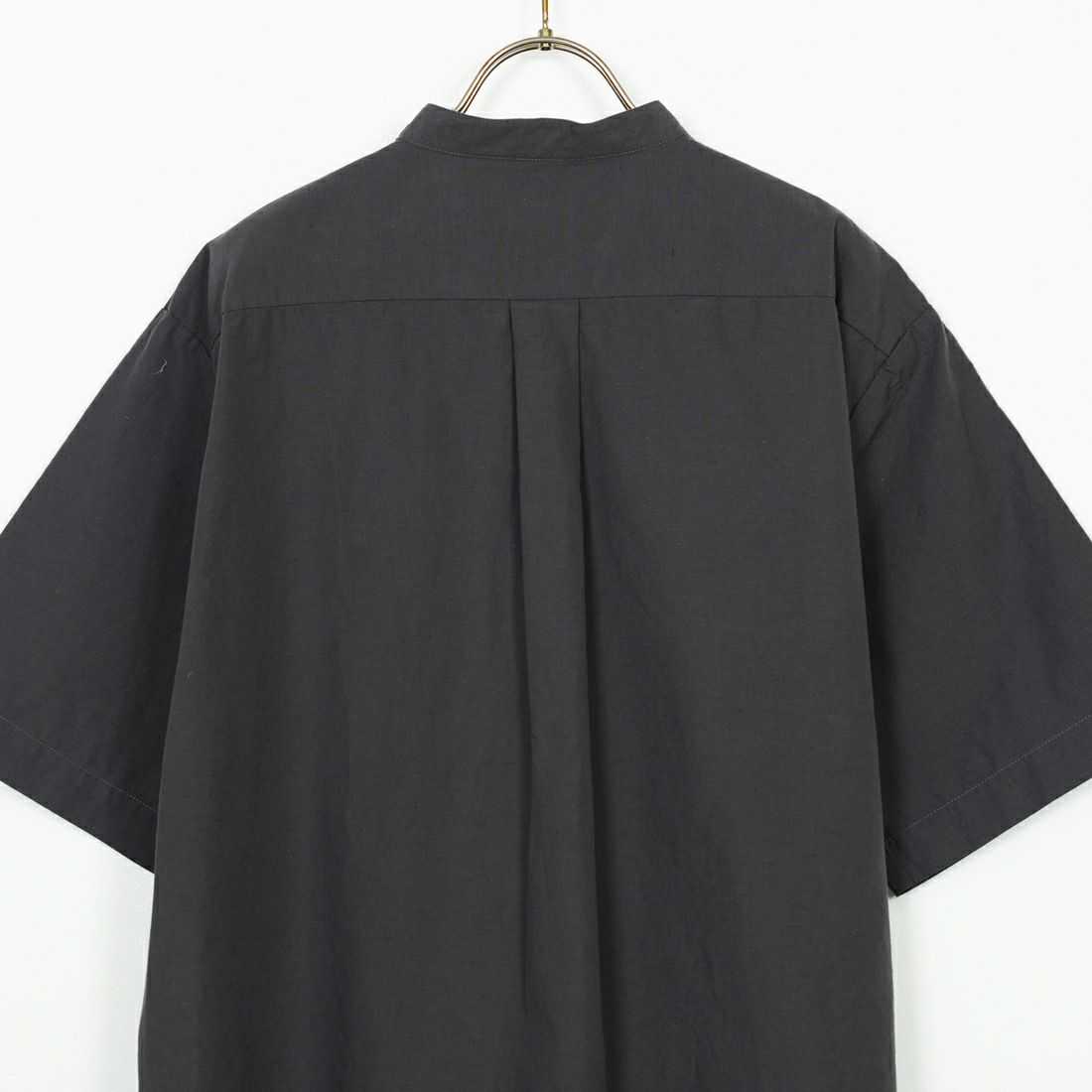 DANTON [ダントン] コットンリネン バンドカラーシャツ [JD-3788SCL] CHARCOAL