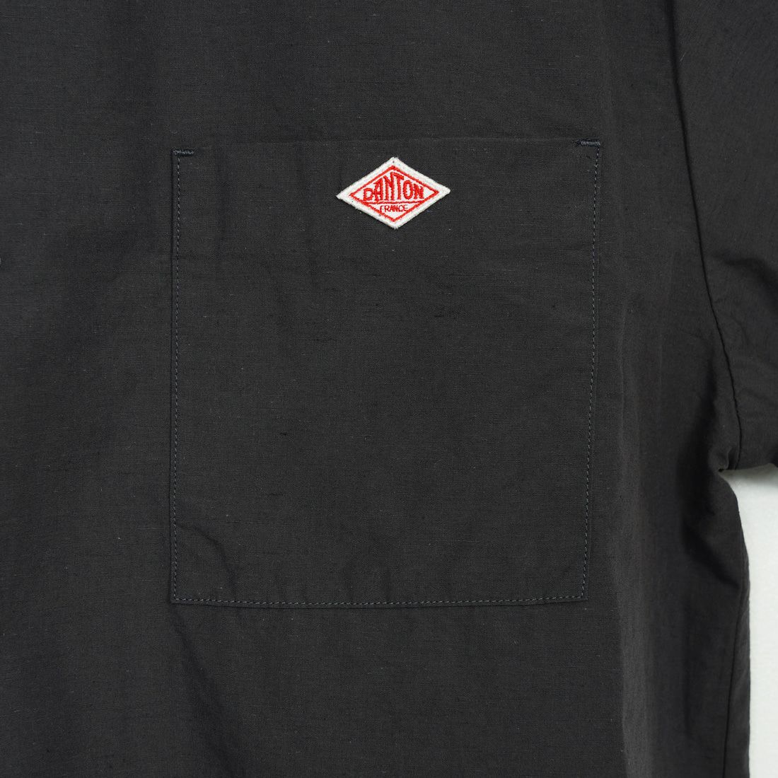 DANTON [ダントン] コットンリネン バンドカラーシャツ [JD-3788SCL] CHARCOAL