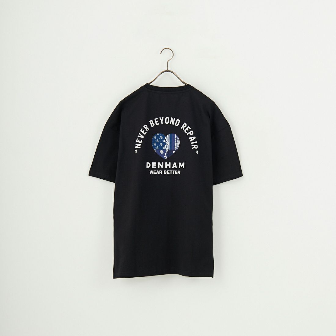 DENHAM [デンハム] ショートスリーブTシャツ [WEAR-BETTER-BOX-TEE] BLACK