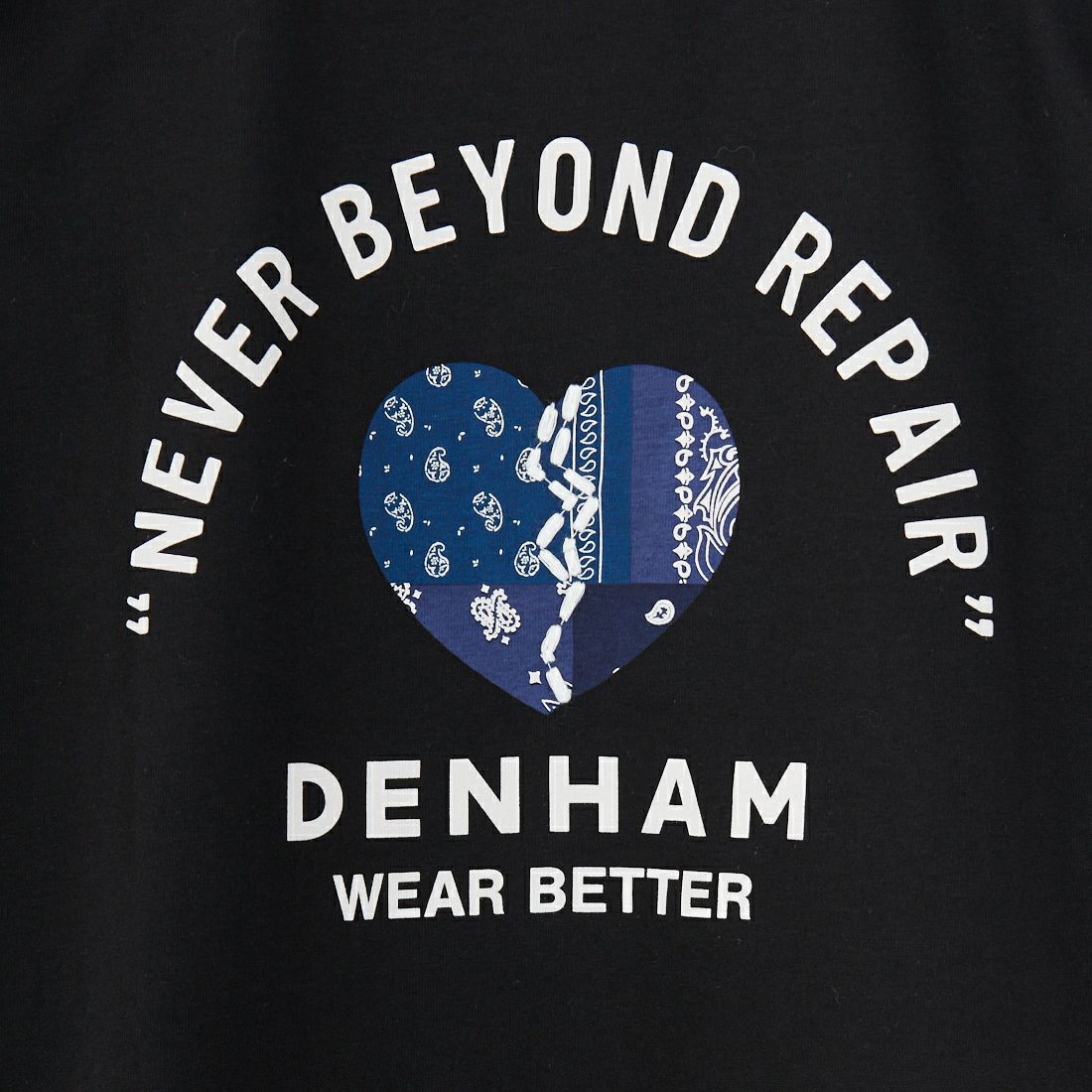 DENHAM [デンハム] ショートスリーブTシャツ [WEAR-BETTER-BOX-TEE] BLACK