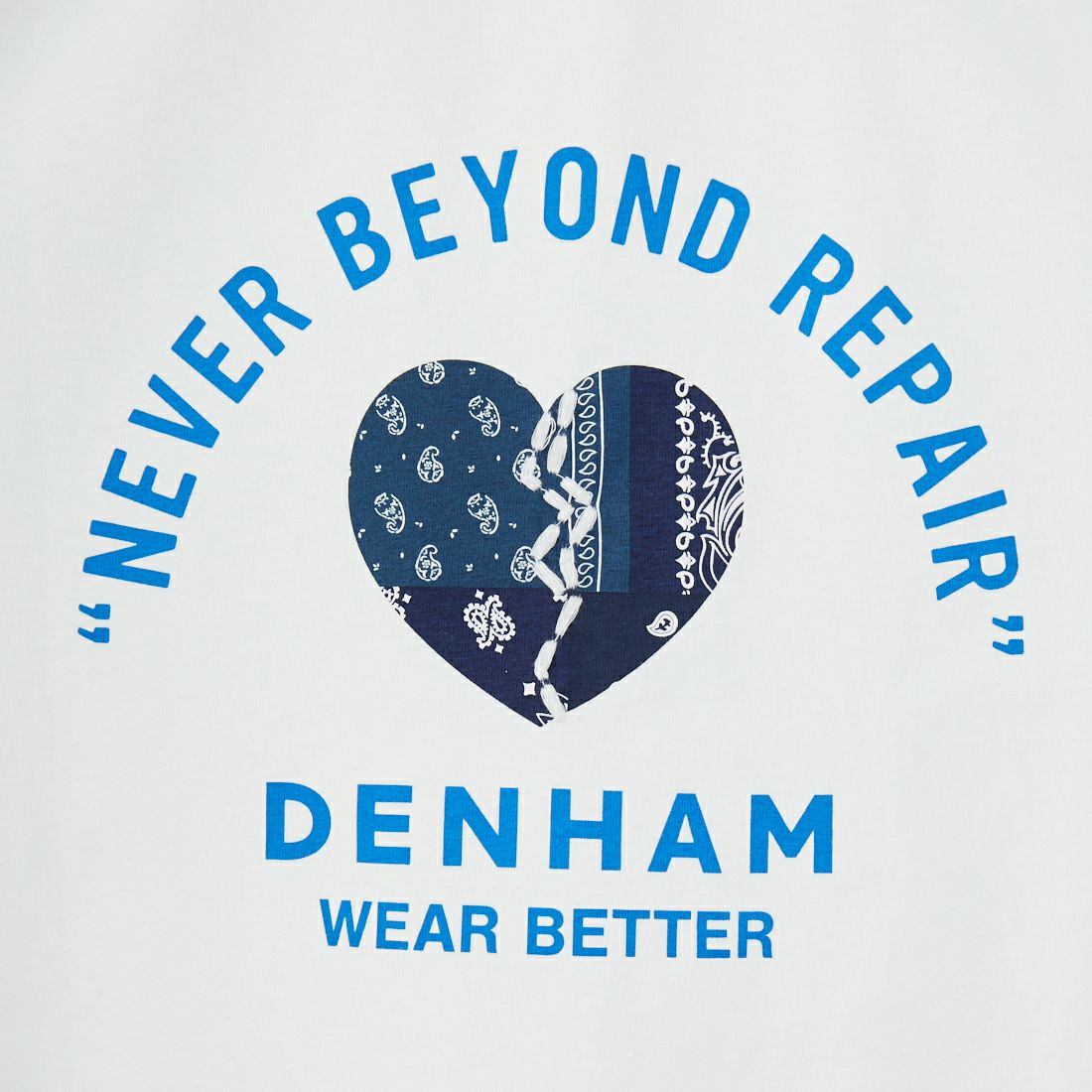DENHAM [デンハム] ショートスリーブTシャツ [WEAR-BETTER-BOX-TEE] WHITE