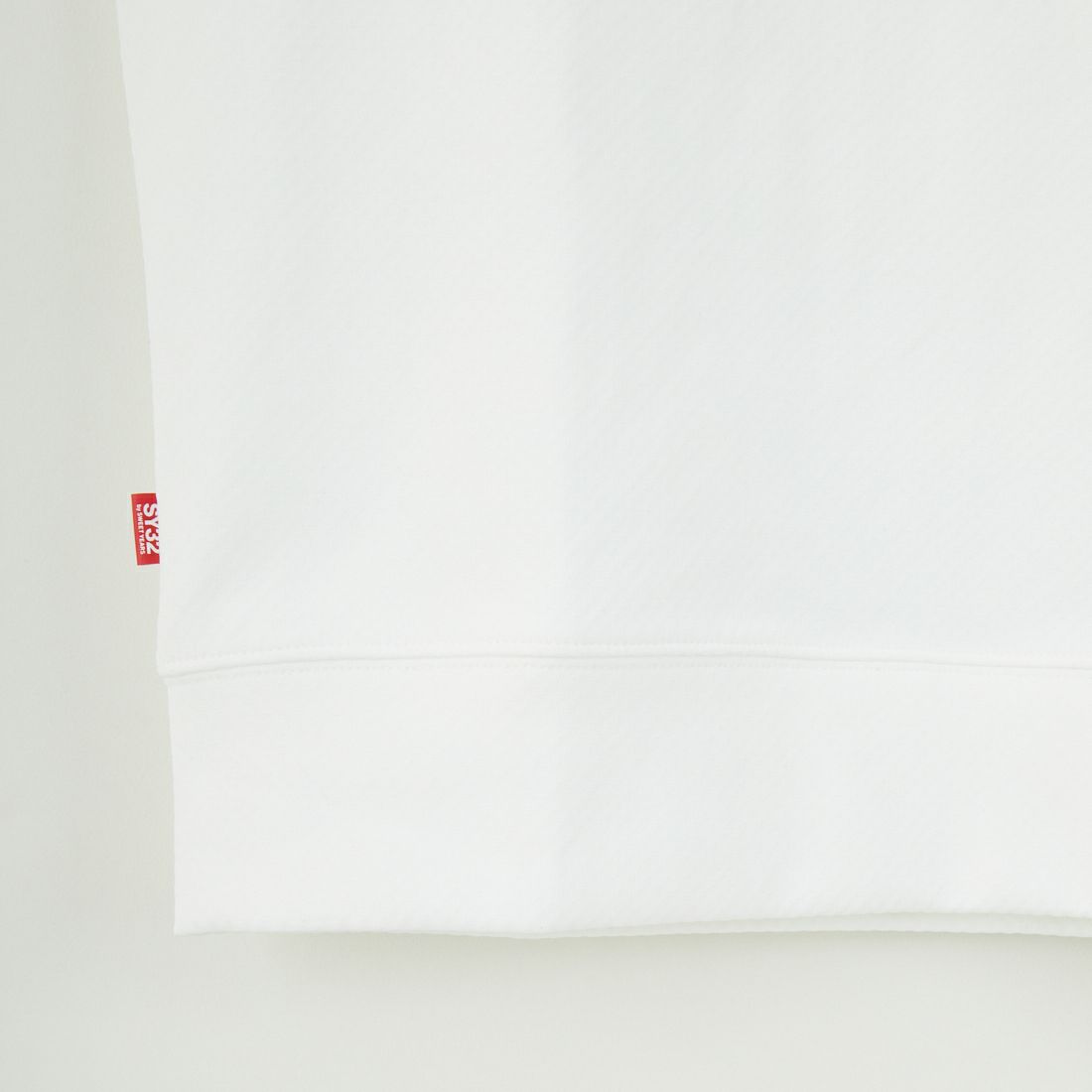 SY32 [エスワイサーティトゥ] スパイラルニットTシャツ [15013] WHITE