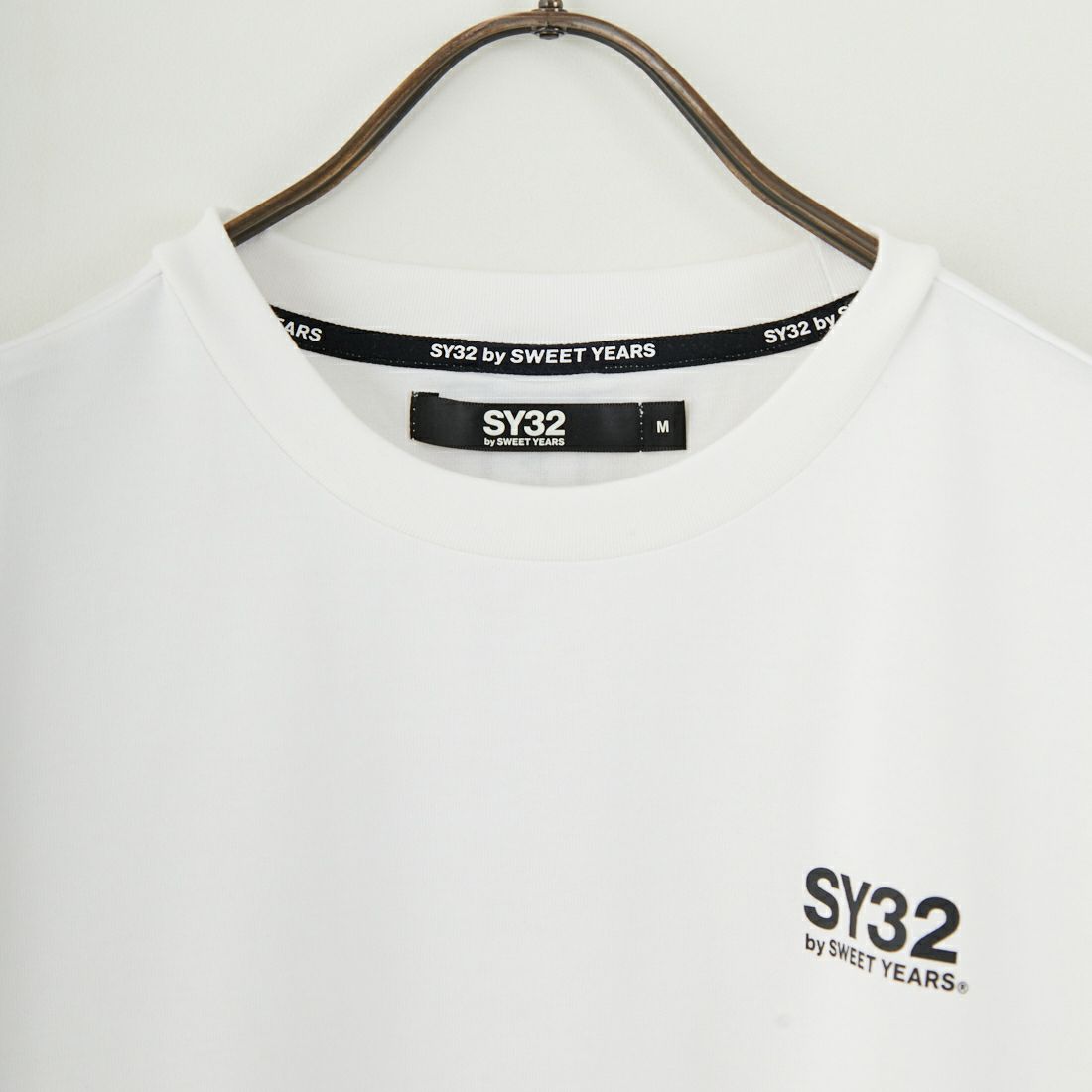 SY32 [エスワイサーティトゥ] べーシックロゴテープTシャツ [15053] WHITE