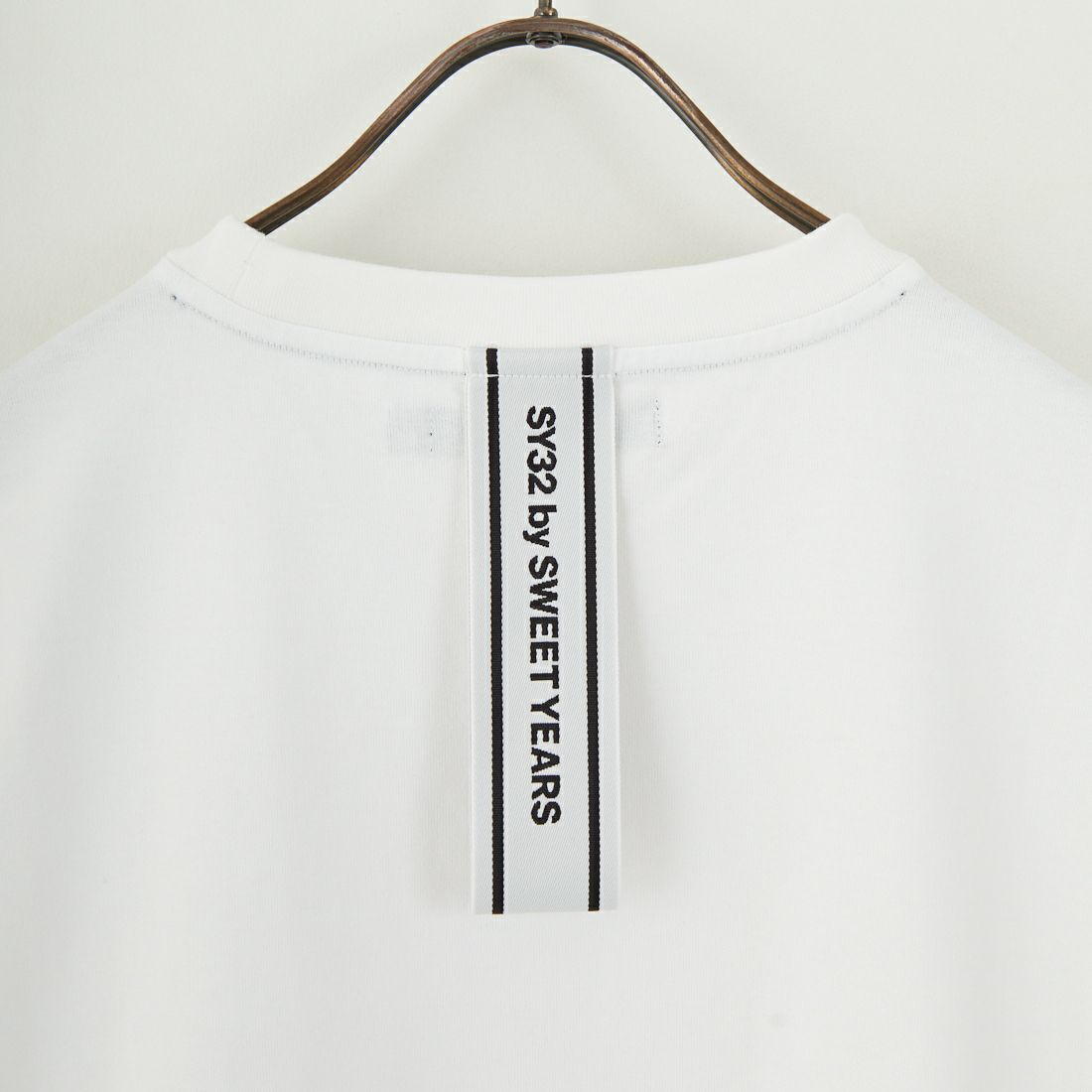 SY32 [エスワイサーティトゥ] べーシックロゴテープTシャツ [15053] WHITE