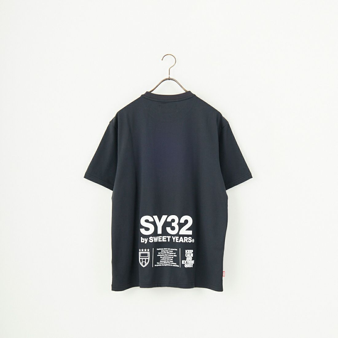 SY32 [エスワイサーティトゥ] マルチロゴグラフィックTシャツ [15050] BLACK