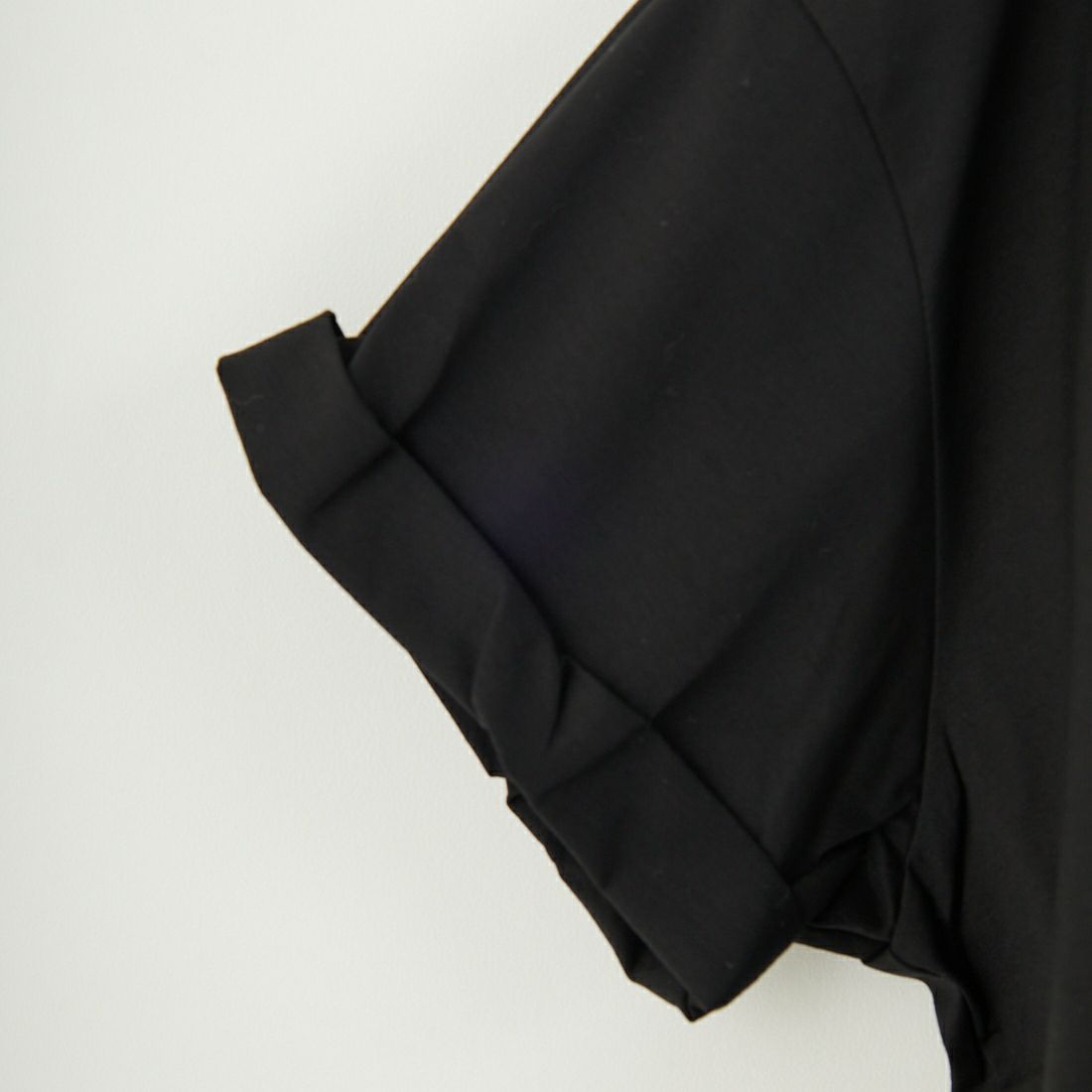 mizuiro ind [ミズイロインド] ロールアップスリーブワンピース [2-250089] 99 BLACK