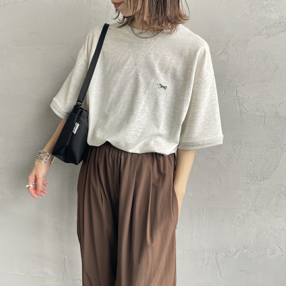 LT.GRAY&&モデル身長：158cm 着用サイズ：S&&