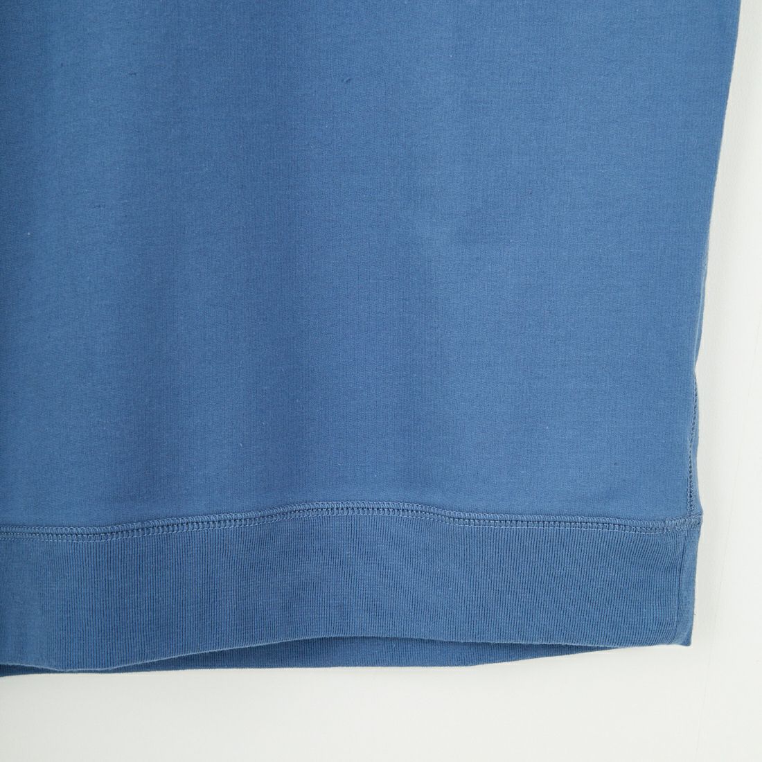THE FOX [ザフォックス] 別注 ワンポイントロゴワッペン ミニ裏毛 WガゼットTシャツ [JFU25SS-12-JF] BLUE