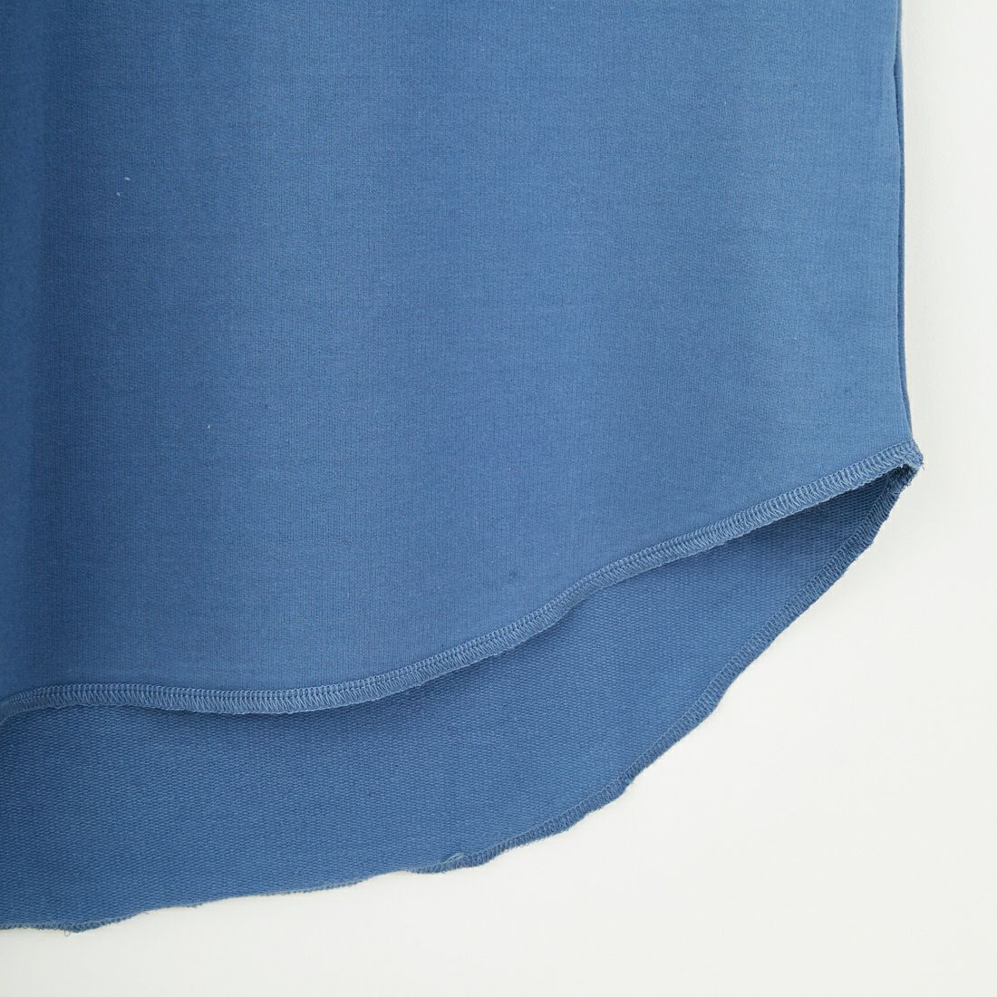 THE FOX [ザフォックス] 別注 ワンポイントロゴワッペン ミニ裏毛 ノースリーブTシャツ [JFL25SS-08-JF] BLUE