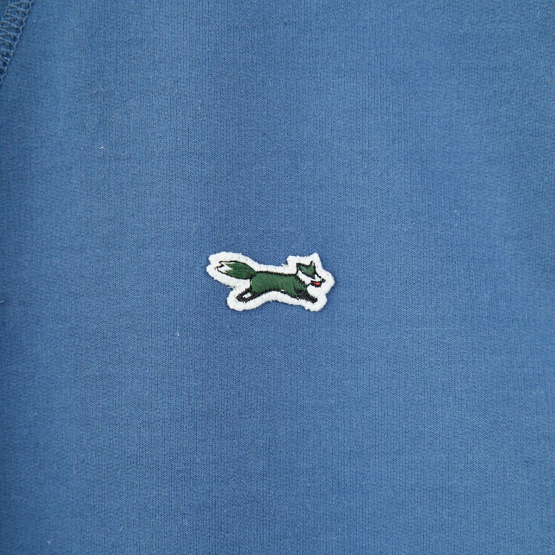 THE FOX [ザフォックス] 別注 ワンポイントロゴワッペン ミニ裏毛 ノースリーブTシャツ [JFL25SS-08-JF] BLUE