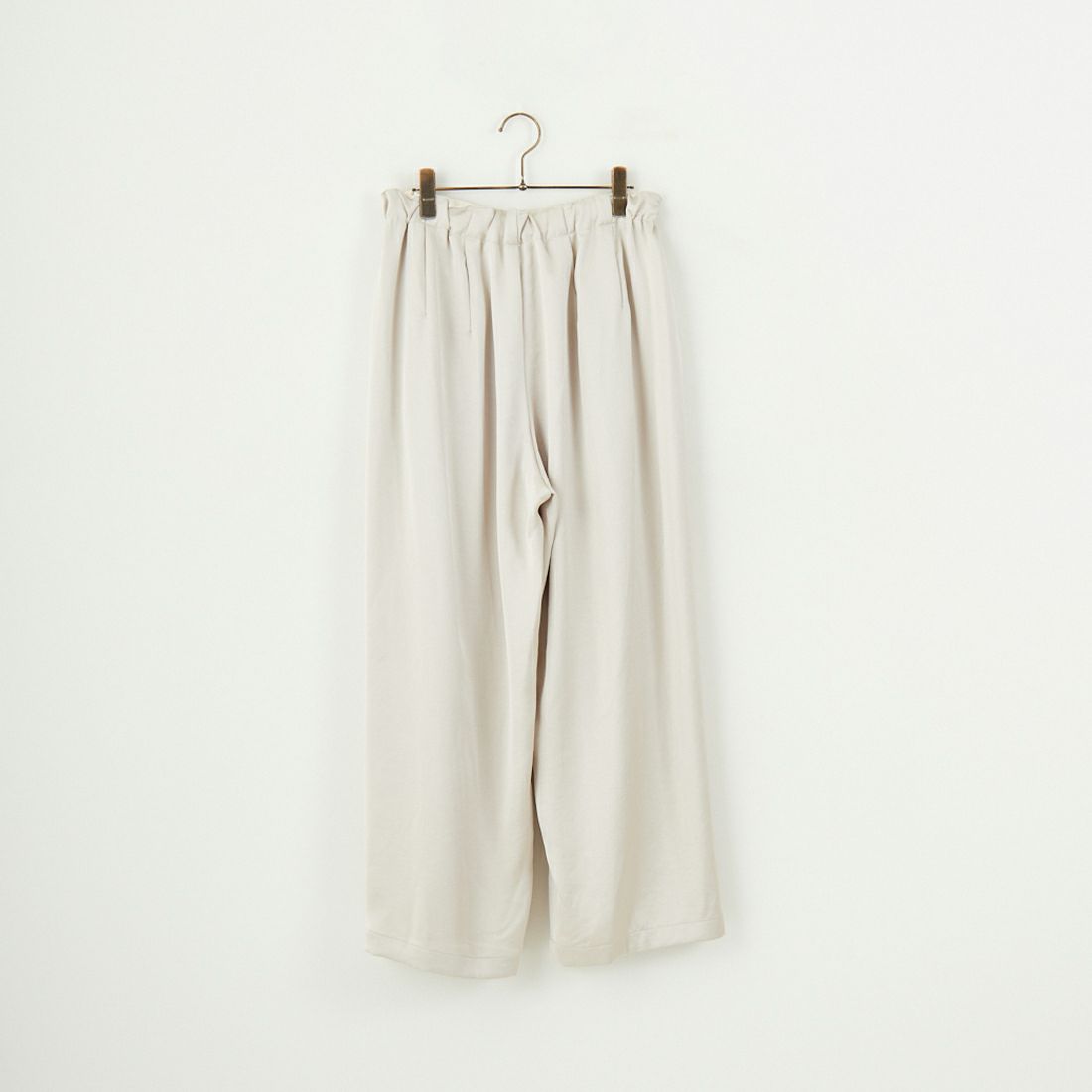 mizuiro ind [ミズイロインド] サテンワイドカーゴパンツ [2-260086] 19 L.BEIGE