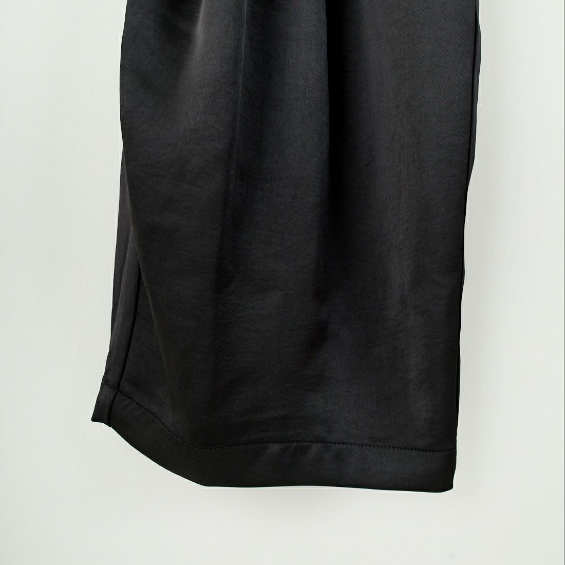 mizuiro ind [ミズイロインド] サテンワイドカーゴパンツ [2-260086] 99 BLACK