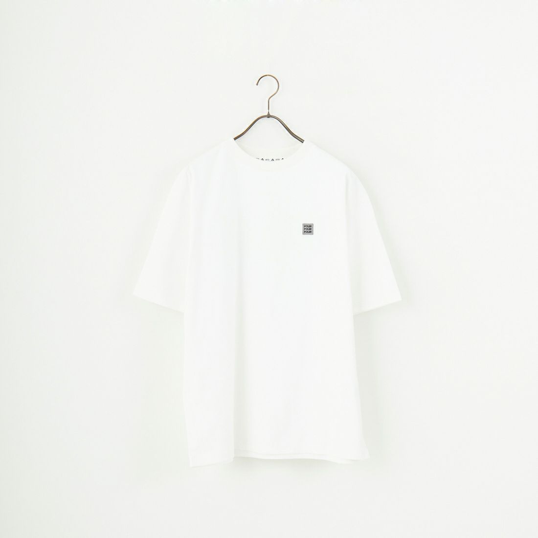 POLeR [ポーラー] ピグメントTシャツ [251MCV0057] WHITE