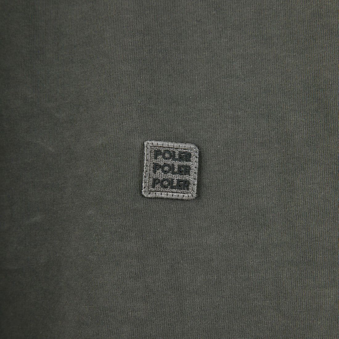 POLeR [ポーラー] ピグメントTシャツ [251MCV0057] ASH BLACK