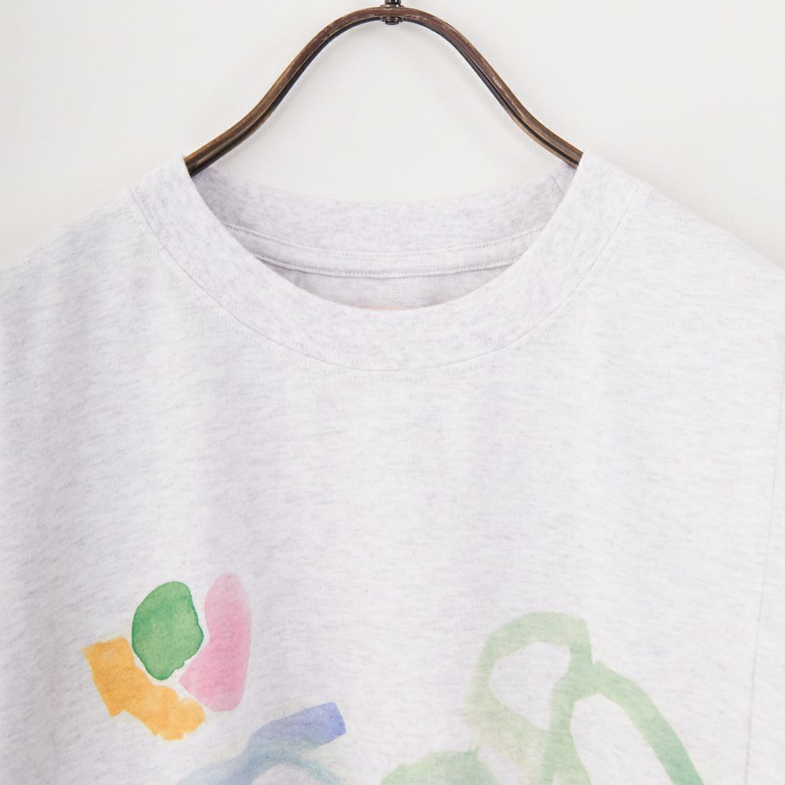 MEYAME [メヤメ] プリントスリットTシャツ [MEY-2026] H.GREY