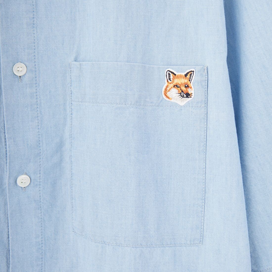 MAISON KITSUNE [メゾン キツネ] リラックス ショートスリーブ シャツ [OM00424WC5006] P470 INDIG