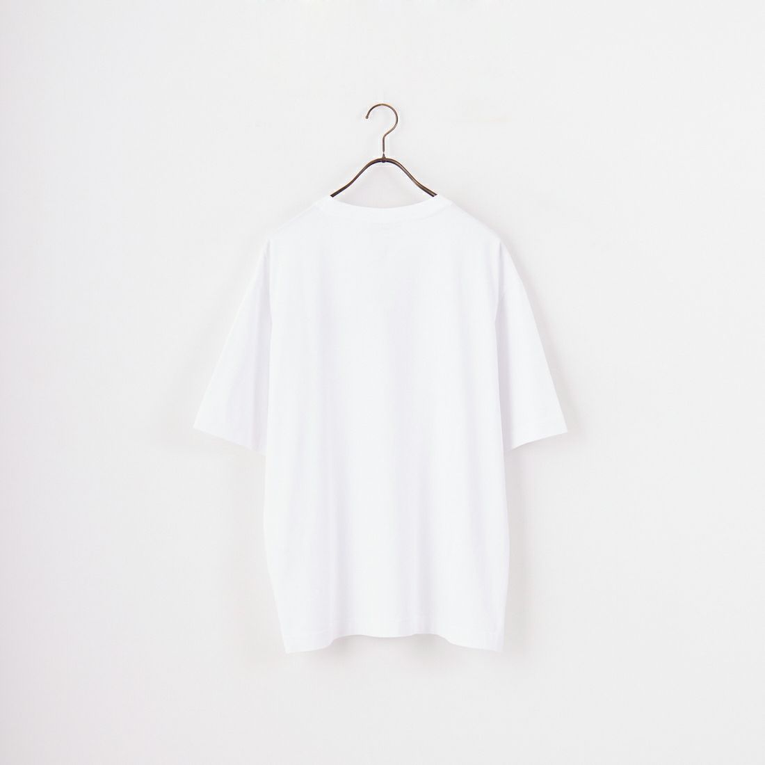 MAISON KITSUNE [メゾン キツネ] ハンドライティング エンブロイダリー オーバーサイズ Tシャツ [OM00123KJ0119] M186 WHITE